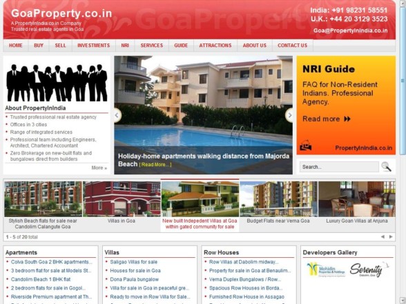 PropertyInIndia.co.in - Goa